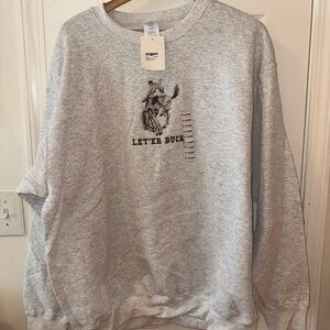 Pendleton Roundup Let Er Buck Crewneck Sweatshirt NWT